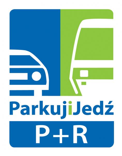 grafika logotypu sieci parkingów P+R
