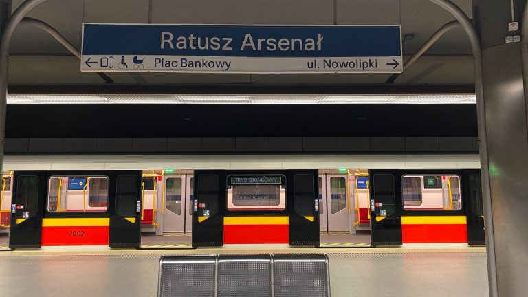 Skoda Varsovia na I linii metra 2